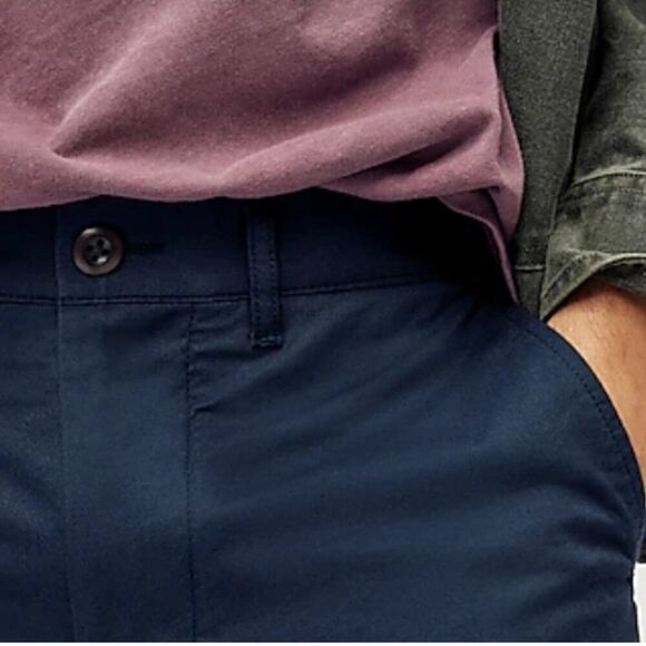 J. Crew 9" stretch chino short in Navy Blue size 36 NWT - Picture 4 of 12